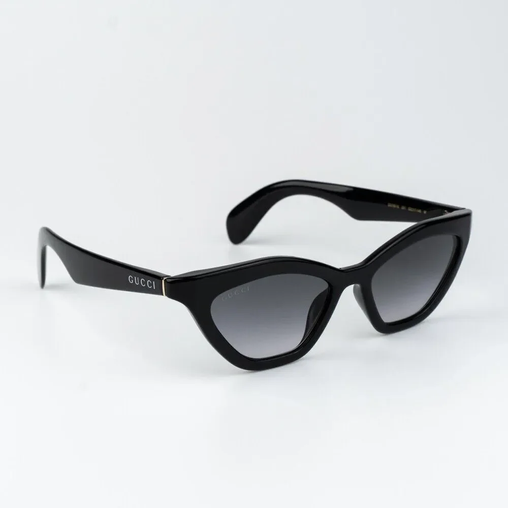Gucci Women Sunglasses Black Smoke Cat Eye GG1931S 001 NEW AUTHENTIC